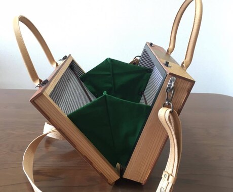 wooden bag 木工作品をご自身で作れます 木製のオリジナルバッグをご自身で作品化出来ます。 イメージ2