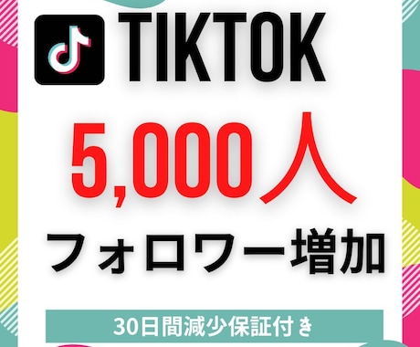 TikTokフォロワー5,000人増加させます 現役ティックトッカーのフォロワーに宣伝！コスパ最強！ イメージ1