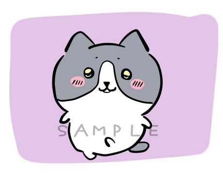 ゆるかわ！！ちいさくてかわいく制作します ペットの絵や似顔絵代わりにも！ちいさくかわいいイラストに イメージ2
