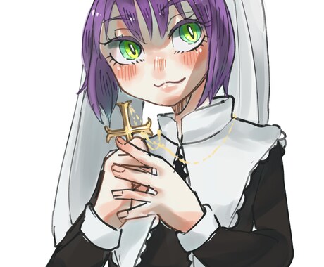 TRPG向け立ち絵／アイコン作成致します TRPGで使えるキャラクターのアイコンや立ち絵、表情差分作成 イメージ1