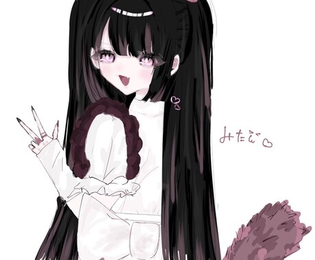 カップルイラストなど単体イラストを作成します とっても可愛い雰囲気の女性やカップル達をお描きします！ イメージ2