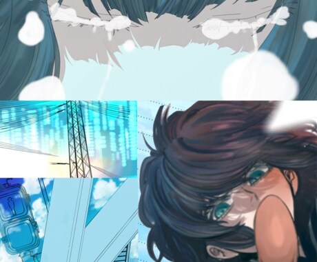 物語を添えるMV用1枚絵作成します 感情がにじむような、楽曲の物語に寄り添うイラストを描きます イメージ2