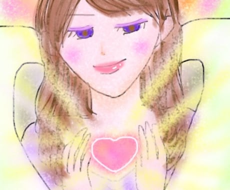 心癒される待ち受け画面をオーダーでお描きします ヒーリングができる、デジタルヒーリングアーティストです。 イメージ1