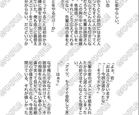 オーダーメイド小説を制作しております あなたの夢を形にします⭐︎夢ＢＬNL対応 イメージ2