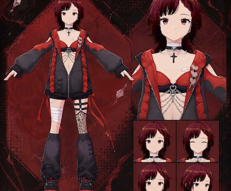 即日納品 商業可能!完成済みVtuber販売します 完成済み 限定一名 すぐにvtuberを始められます!!! イメージ1