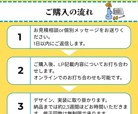 伝わるLP作ります 丁寧なコミュニケーションでイメージ通りのLP作ります！ イメージ2