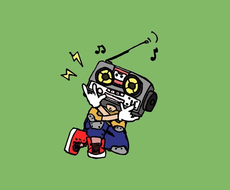 シンプルかつ独特なキャラクターを描きます 完全オリジナルで唯一無二のイラストを描きます！ イメージ1
