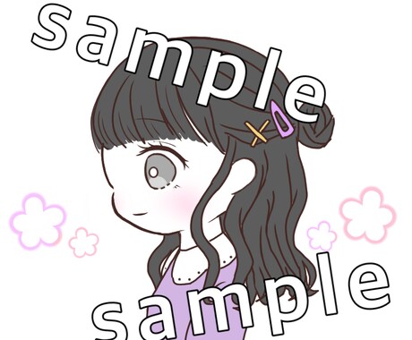 SNS/ブログ用アイコン作成致します 即購入,即日対応可能です！お気軽にご相談ください◎ イメージ2