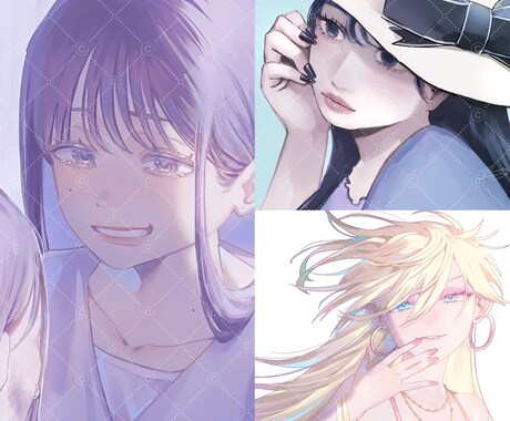 透明感ある可愛いイラストを制作いたします リアル、アニメ調などテイストも変更できます！ イメージ2