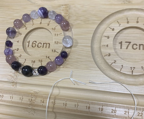 天然石ブレスレットを修理、またはリメイクします お家にあるお気に入りの石を使って石を追加してのリメイクが可能 イメージ1