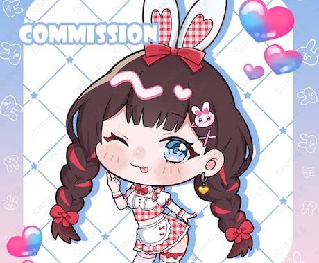 商用利用可！ SDキャラ、ちびキャラお描きます アイコン、グッズ用等のSDキャラ、ちびキャラをお描きします イメージ1