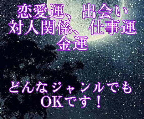 30分占い放題24☆時間以内に対応致します チャット鑑定で30分の占い放題☆どんなジャンルもok☆ イメージ2