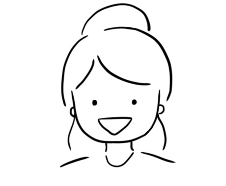 決めることは最小限！かわいい線画アイコン作ります 表情、髪型を選ぶだけ！シンプルアイコンです。 イメージ2