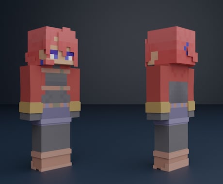 この道10年！マイクラスキン作ります 他とはひと味違うオシャレなヘアアレンジのスキンです！ イメージ2
