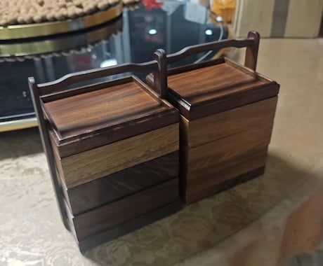 ロゴ対応可｜店舗用木製備品を定制制作します 飲食店・店舗向け木製トレー・紙巾盒をオーダーメイド制作します イメージ2