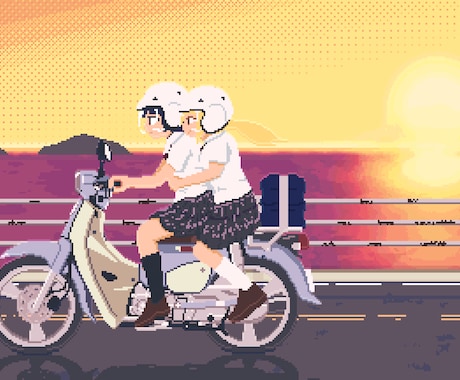 月2名様まで、初見さん限定！ドット絵1枚絵描きます ドット絵師がお試し価格でドット絵の静止画を描きます！ イメージ1