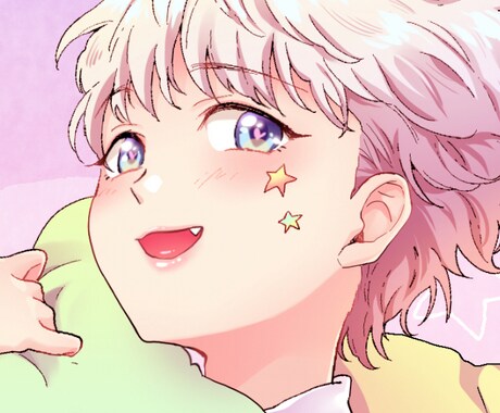 可愛い系アイコンイラスト描きます 女の子も男の子も猫ちゃんも動物もかきます～♪ イメージ2