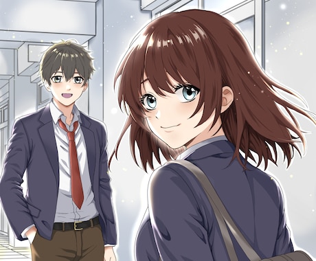 商用OK☆可愛いアニメ風アイコン描きます 「ナチュラル」「おしゃれ」「かわいい」を大切に制作いたします イメージ2
