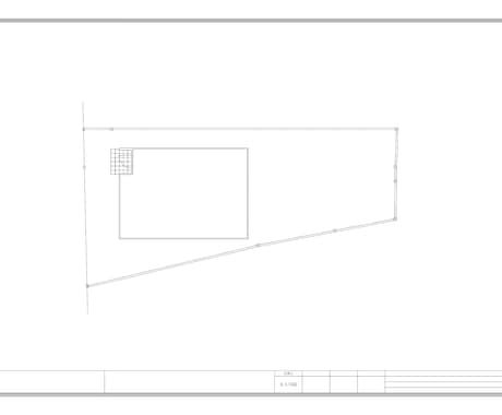 下図作成いたします 建物基礎、敷地などの下図作成です イメージ2