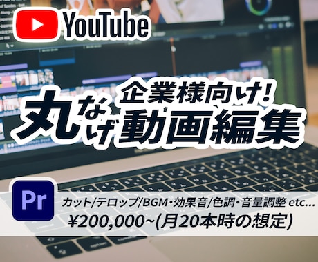 b【企業様向け動画編集】迅速・高品質で納品します 15人体制のプロ動画制作チームです！ イメージ1