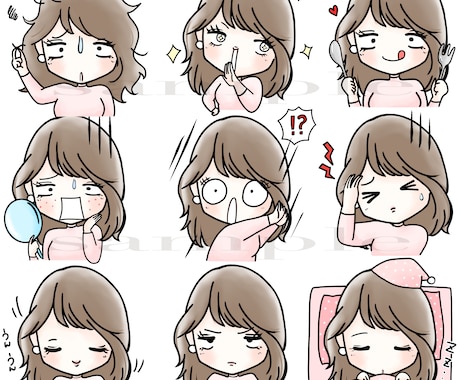 商用◎！ゆるカワであそび心あるイラスト描きます SNSアイコンやWEBのワンポイントの挿絵にご利用下さい！ イメージ2