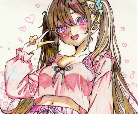 生成したAI絵、アナログに描き換えます AI絵よりも温かみのあるイラストを提供します イメージ1