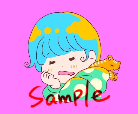 期間限定価格！レトロでキュートなアイコン描きます 商用可！どうぶつや擬人化キャラも描きます！ イメージ2