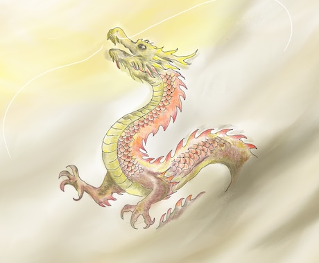 守護✨【あなたの】龍神様を描きます 龍：目で見る：絵：安心：挑戦：黒龍：白龍：虹龍：金龍etc イメージ2