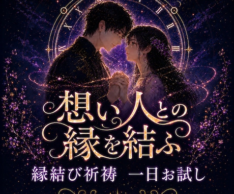 縁結び祈祷｜時の調律一日お試し｜恋の縁を結びます 片思い・復縁・複雑恋愛｜あなたの本気の恋を叶えるために イメージ1