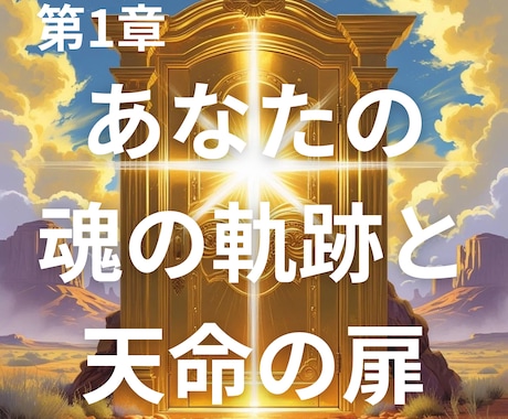 魂の軌跡（前世）と天命の扉をリーディングします あなたが前世から引き継いだ資質と今世でのテーマをリーディング イメージ1