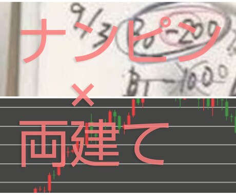 ナンピンと両建てを共存させたFX手法を教えます 普通じゃつまらない。ナンピン両建てオタクをなめるなよ。。。 イメージ1