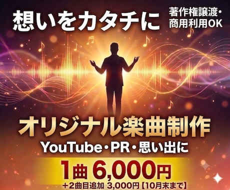 YouTube・PRオリジナル楽曲を制作します イメージ1