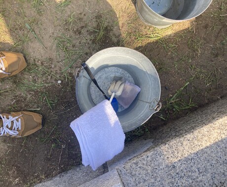 1時間二千円。お墓掃除、お墓参り代行します 公共交通機関が届いている所であれば。 イメージ2