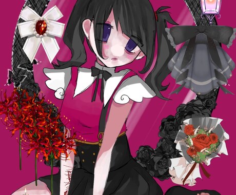 VTuberさん、歌い手さんの立ち絵描きます ネットで活動する方々の立ち絵を可愛く描きます。 イメージ2