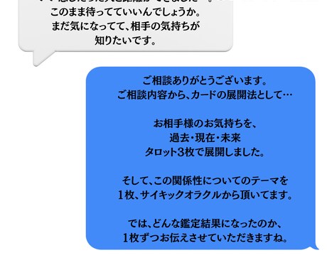 恋愛特化3問 | 3日以内にお届け | 占います タロット×オラクルとともに、この恋の本音を見ます イメージ2