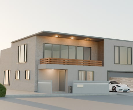 建築3DCGパース作成致します コストパフォーマンスに優れたパースを作成致します。 イメージ2