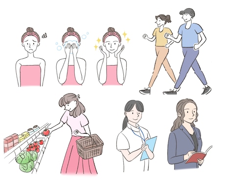 商用利用OK！目的に合わせたイラスト描きます アイコンや挿絵、名刺、似顔絵などにピッタリ♪ イメージ2