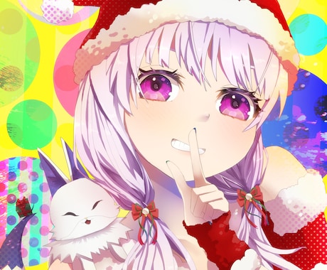 商用利用OK！歌ってみたやグッズ、一枚絵を描きます POPやカラフル、かわいいからかっこいいまで描きます！ イメージ1