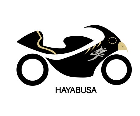 あなたの愛車(バイク)をロゴにします 愛車をモチーフにしたシンプルなロゴです！ イメージ2