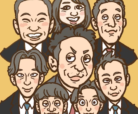 卒園、卒業　卒団記念　大人数の似顔絵描きます 可愛いってこんなに楽しい！嬉しい！あったかい気持ち伝えます♡ イメージ2