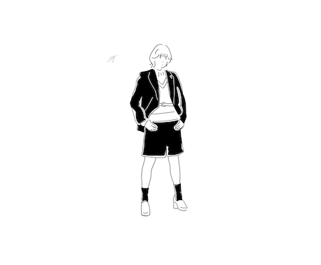 ゆるい人物アイコン描きます 女性らしく可愛らしいアイコンが欲しい方へ イメージ1