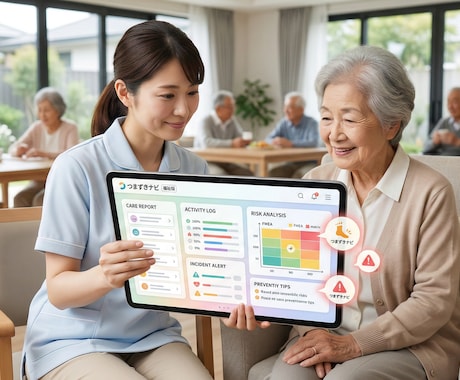 ヒヤリハットを未然に防ぐ！次世代業務日報提供します いつもの記録を書く、AIが『予言者』になってくれるシステム イメージ2