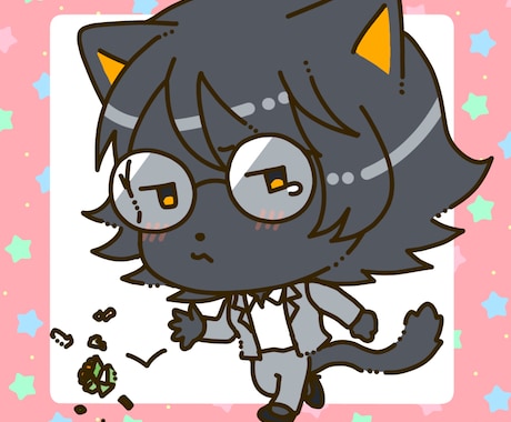 2種から選べる！/デフォルメイラスト描きます