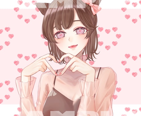 大人可愛い♡爽やかなイラスト描きます 動画サムネイル・配信用イラスト・一枚絵・SNSアイコンなど イメージ1