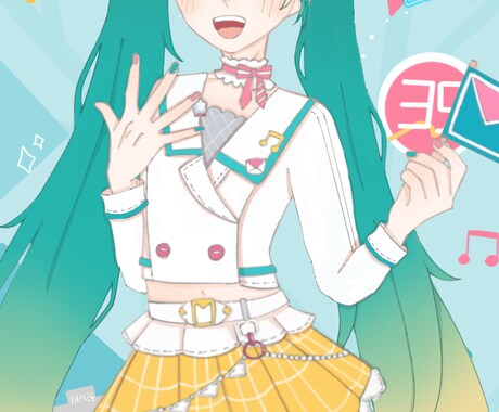 希望通りの女の子のイラスト作成します あなた専用のアイコン描きます。 イメージ1