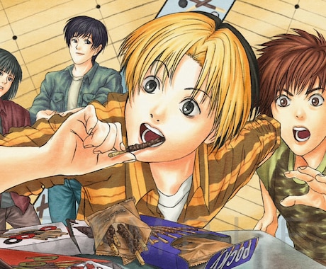 90〜00年代漫画アニメ風イラストを描きます 90〜00年代のレトロなイラストになります イメージ1