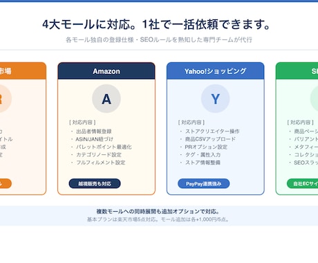 ECサイトへの商品情報の入力を代行します 楽天・Amazon・Shopifyの商品登録を紹介文付きで〜 イメージ2