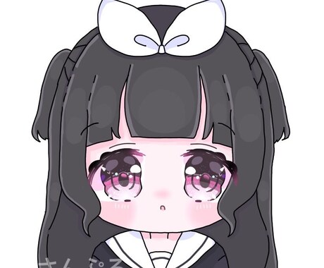 SNSのアイコン用のゆめかわいい女の子を描きます ゆめかわいい系が好きな方におすすめ⑅♡ イメージ1