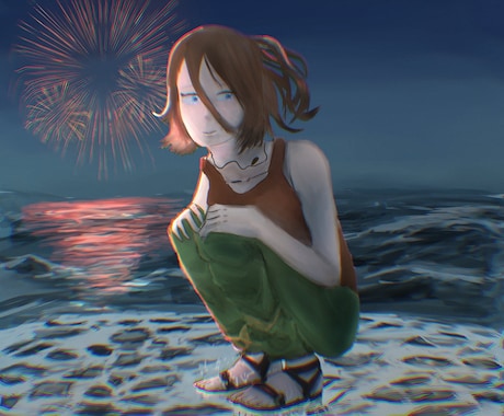ストーリー性のあるダークなイラストを描きます 自分で考えた設定を実現したい方へ イメージ2