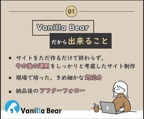 オリジナルデザインで高品質サイトをお作りします 現役で制作会社に勤めるプロによるWordPressサイト制作 イメージ2